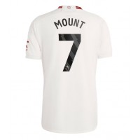 Camisa de Futebol Manchester United Mason Mount #7 Equipamento Alternativo 2023-24 Manga Curta